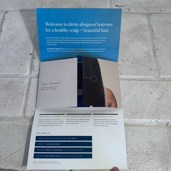 NEW!! R+F Rodan and Fields SMOOTH 3pc SAMPLE Shampoo Conditioner & Treatment - Picture 5 of 7